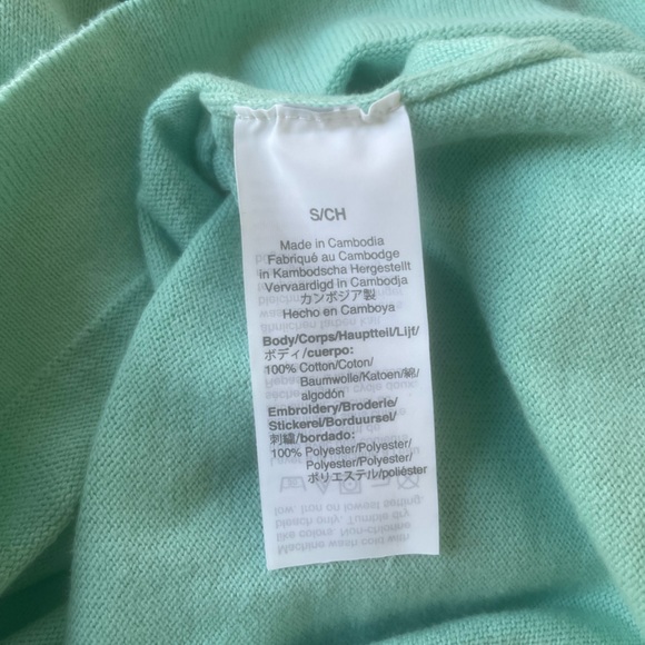 J.CREW LIGHT LEMON PRINTED SWEATSHIRT - Picture 5 of 6